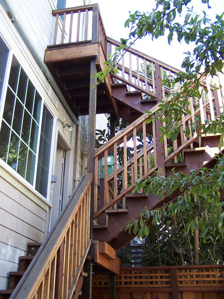 Peterson Fire Escape and Fence Remodel